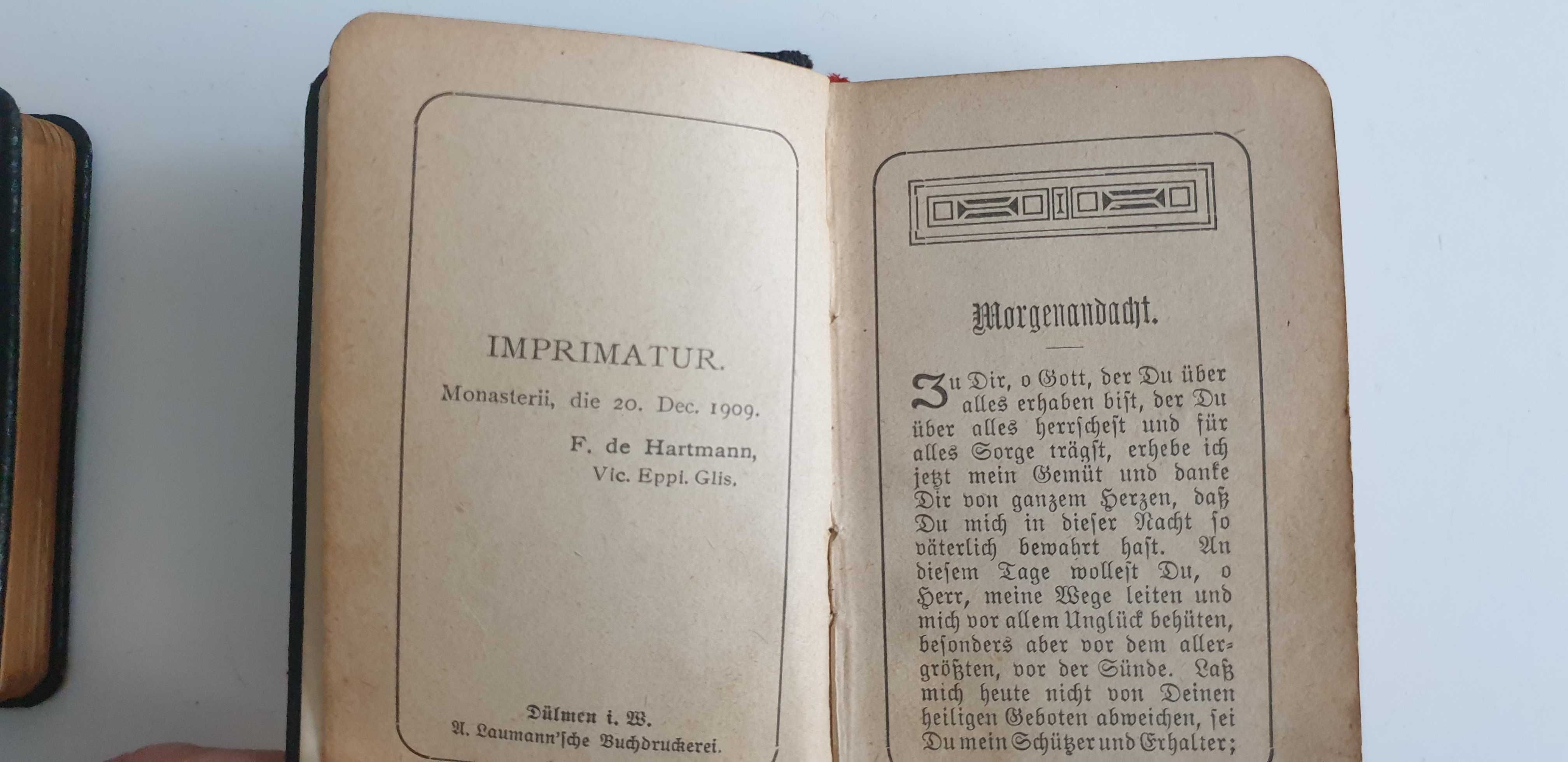 Starocie z Gdyni - Dewocjonalia - zestaw 3 modlitewniki niemieckie