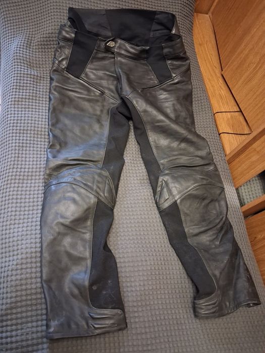 Мотоштани шкіряні чоловічі Grid розмір XXL