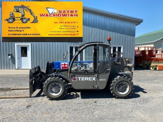GENIE 2506 TEREX 2506 ładowarka teleskopowa szyba drzwi góra nr 568