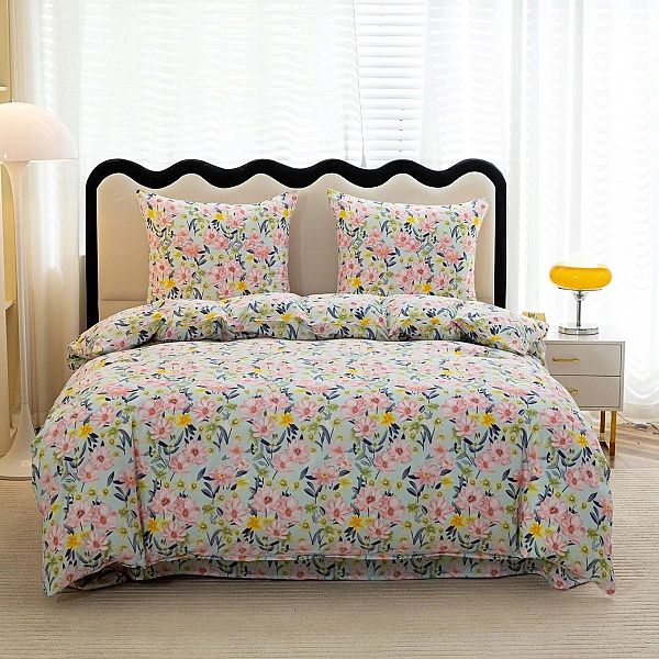 POŚCIEL 140x200 bawełniana SATYNOWA 2 części na suwak Maria Home