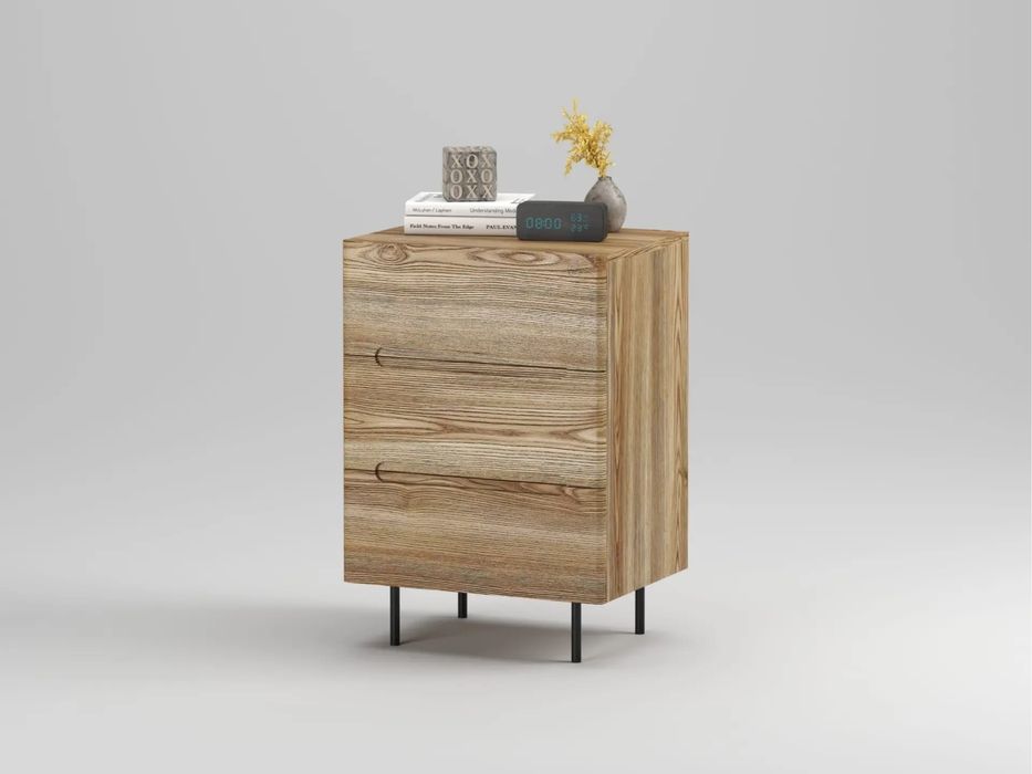 Дерев'яний дубовий комод 3 шухляди