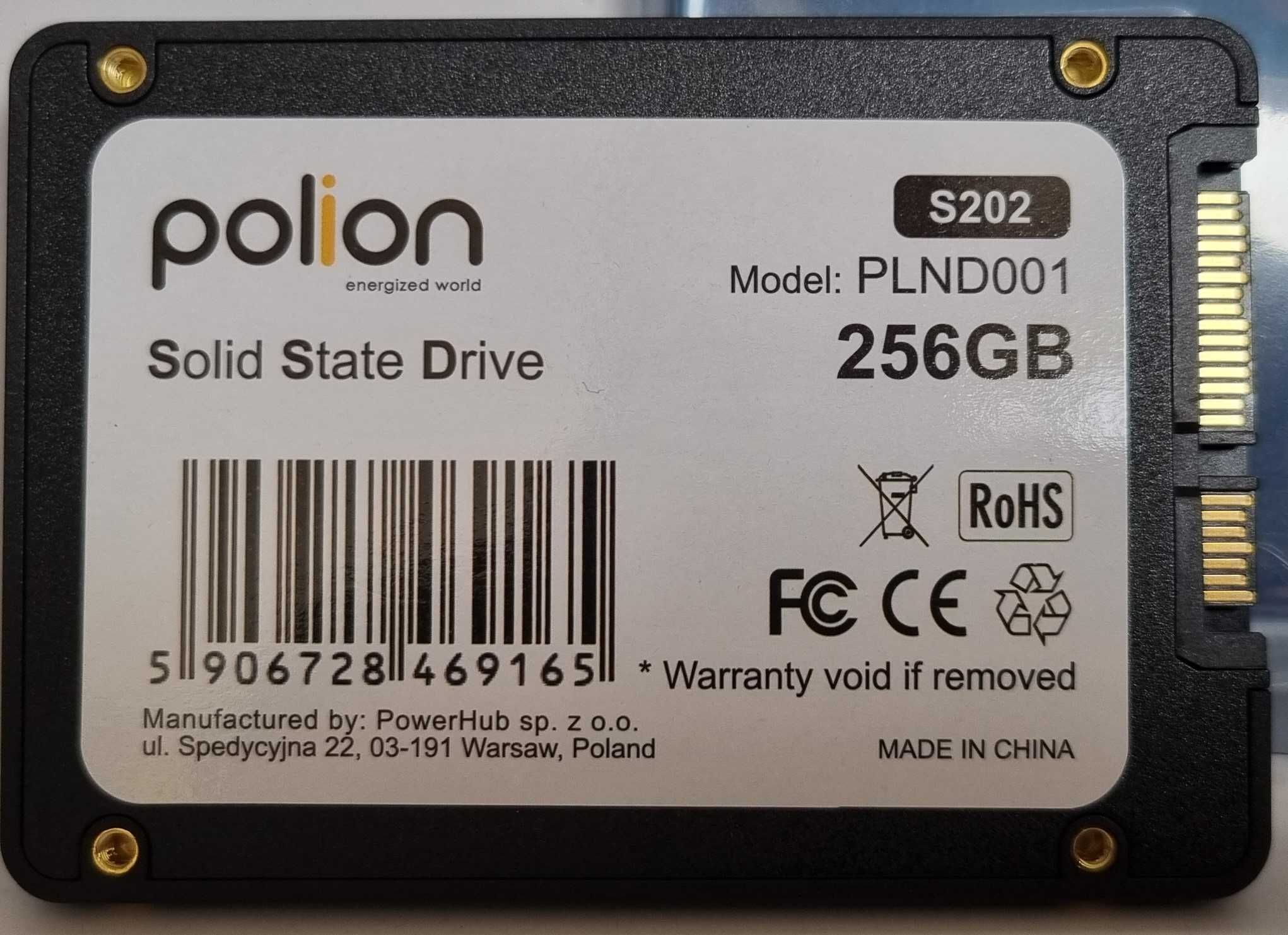 Dysk SSD Polion PLND001 256GB 2,5" SATA III