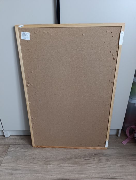 Tablica korkowa drewniana