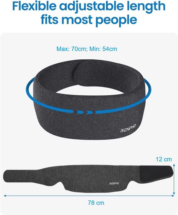 RENPHO Przenośne urządzenie do masażu głowy z 3 trybami, 2 grzałkami