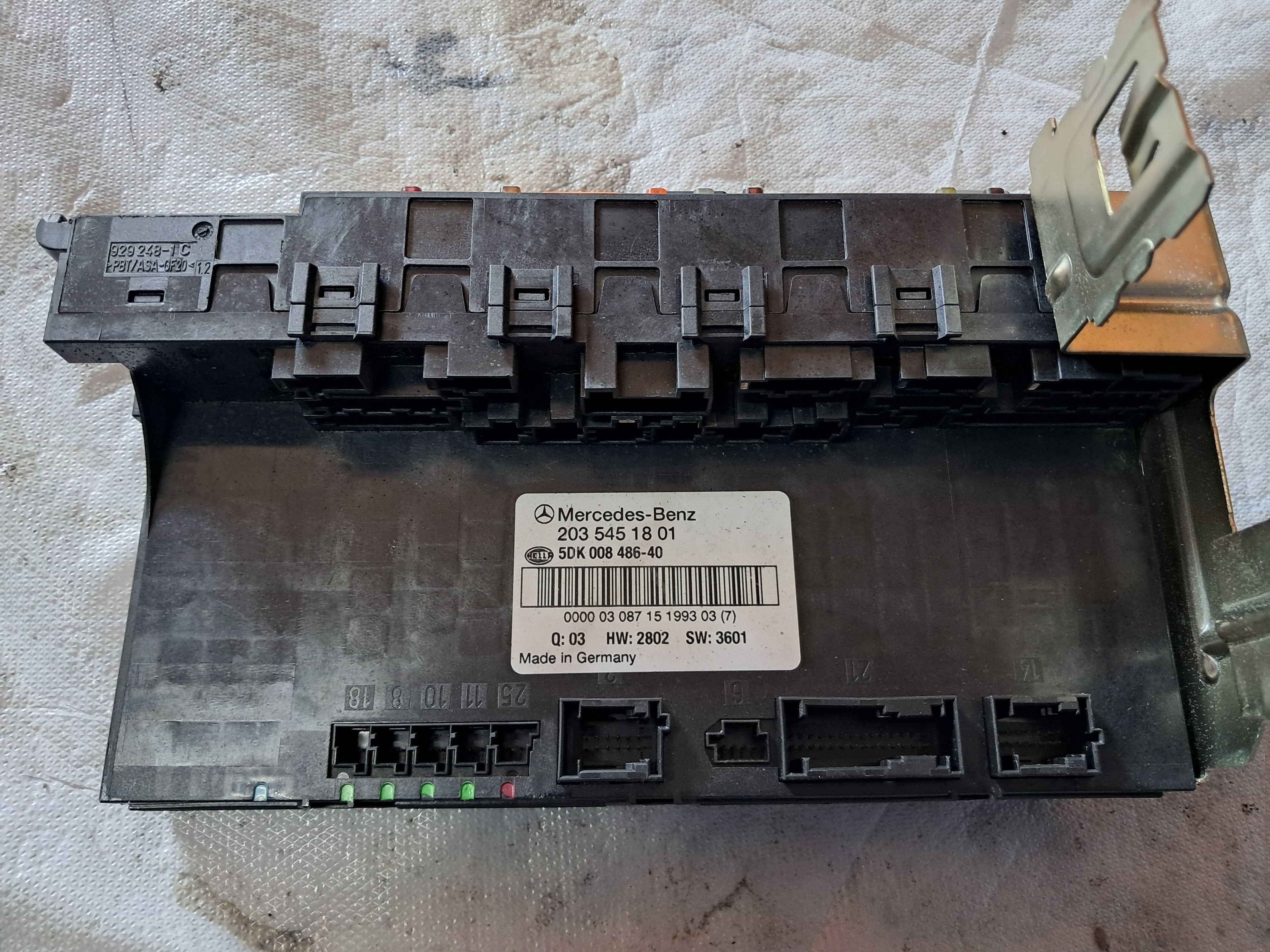 Mercedes w203 w209 moduł tylny sam komfortu