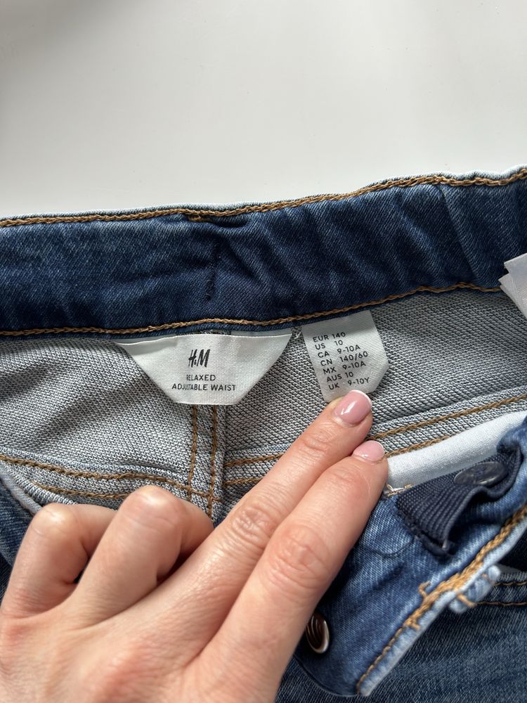 Spodnie jeans chłopięce 140cm