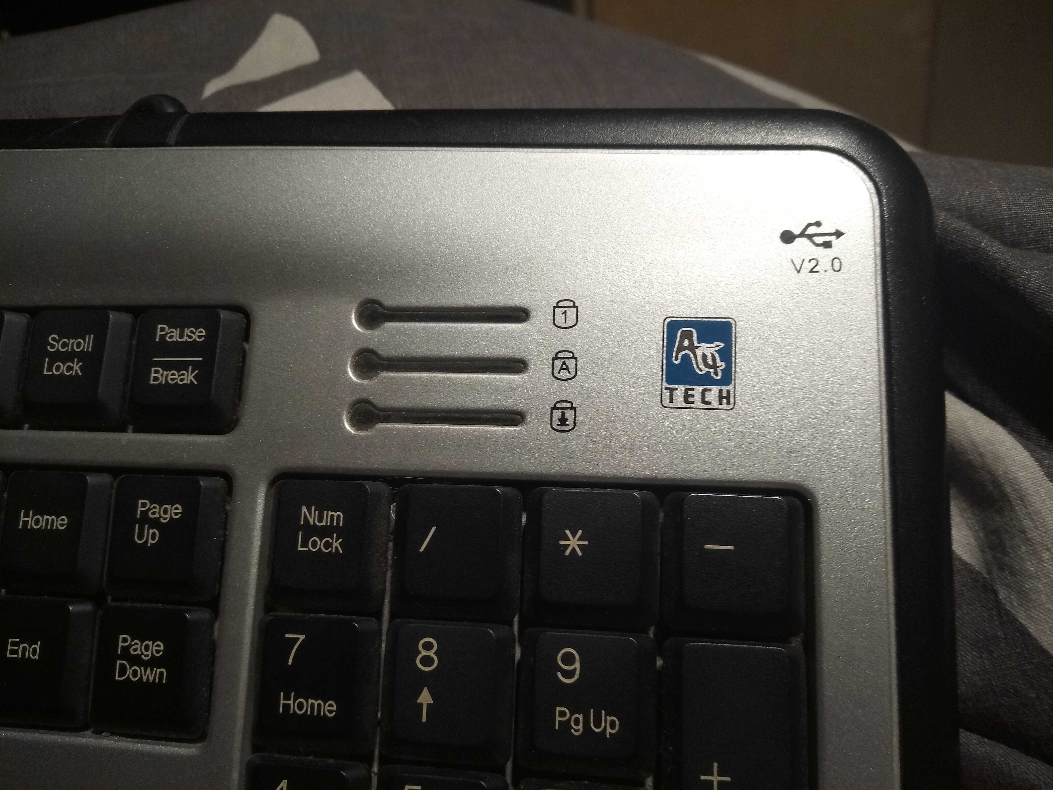 Klawiatura do komputera PS2 z habem USB