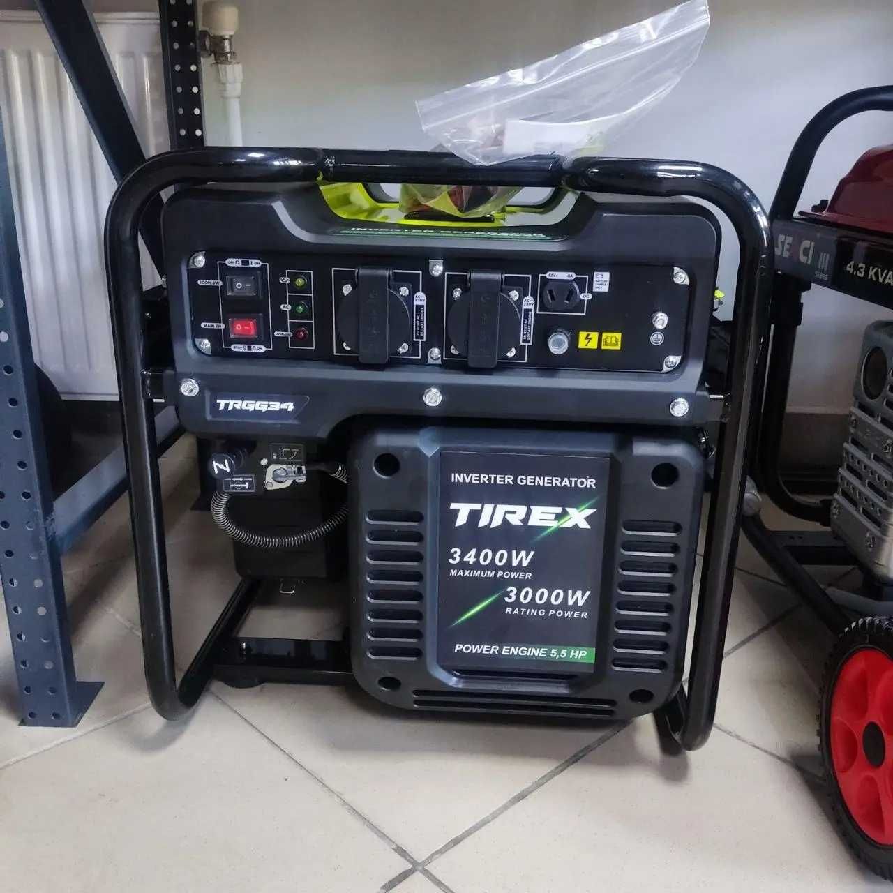 Генератор інверторний бензиновий Tirex TRGG34 НОВИЙ инверторный 3,4кВт