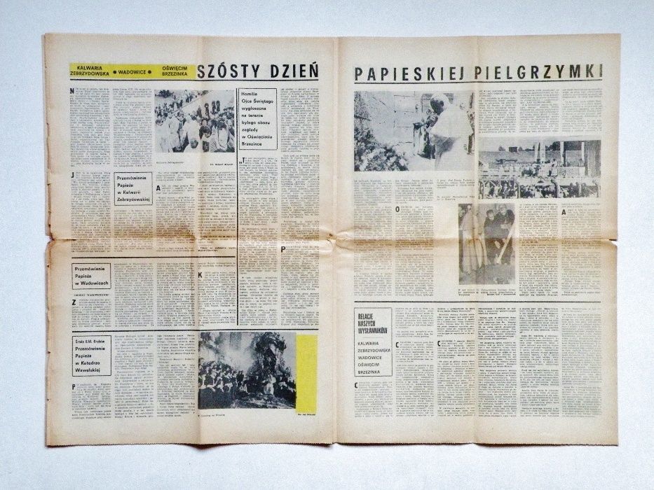 '' Wrocławski Tygodnik Katolików '' 2 numery - wizyta Papieża 1979 rok