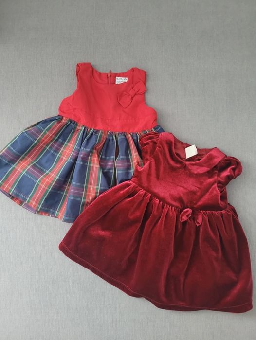 Świąteczne sukienki rozmiar 68