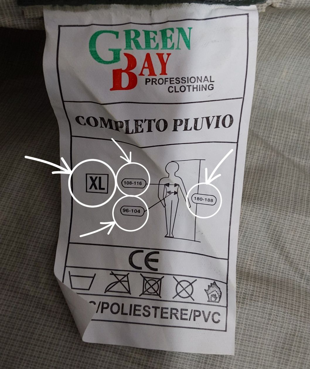 FATO OLEADO XL IMPERMEÁVEL PARA A CHUVA.Casa,Trabalho,Construção,Campo