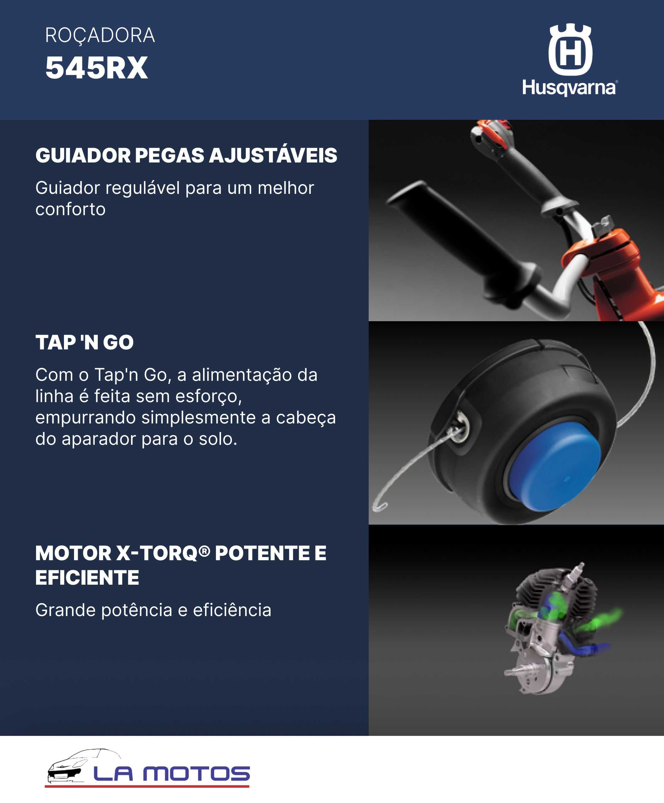 Roçadora Husqvarna 545 RX