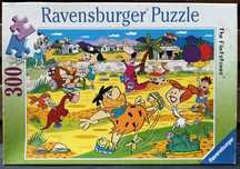 Puzzle 300 Ravensburger The Flintstones on Roller Blades (-3) nie 1000