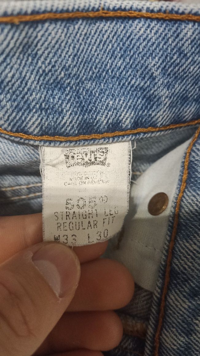 Shorty krótkie spodenki jeansowe granatowe męskie niebieskie Levi's