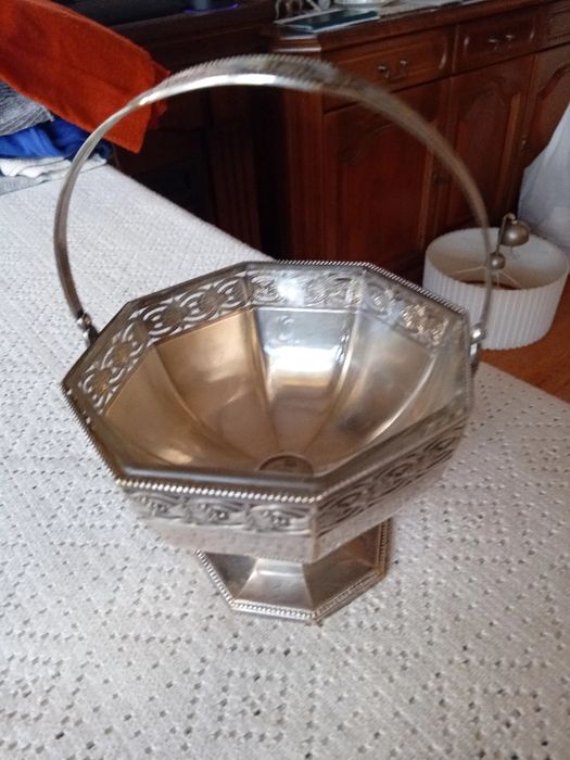 Żardiniera posrebrzana cena ost.