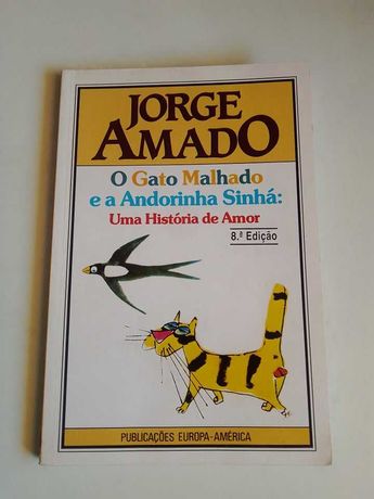 Livro "O Gato Malhado e a Andorinha Sinhá" de Jorge Amado