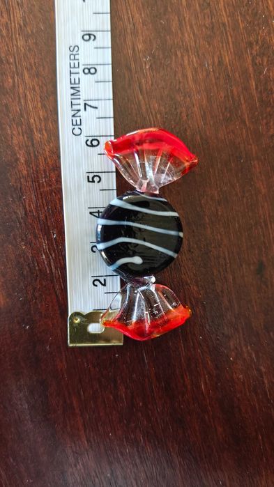 Rebuçados decorativos em vidro artístico – conjunto colorido