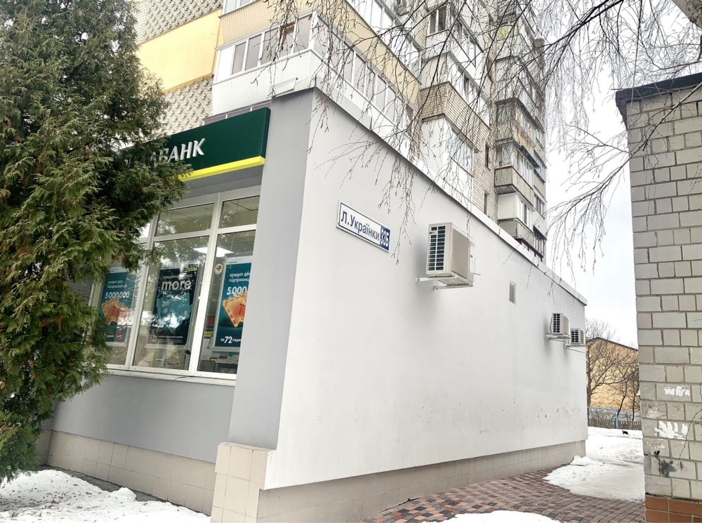 Вишневе центр Л.Українки комерційне приміщення 105 м2