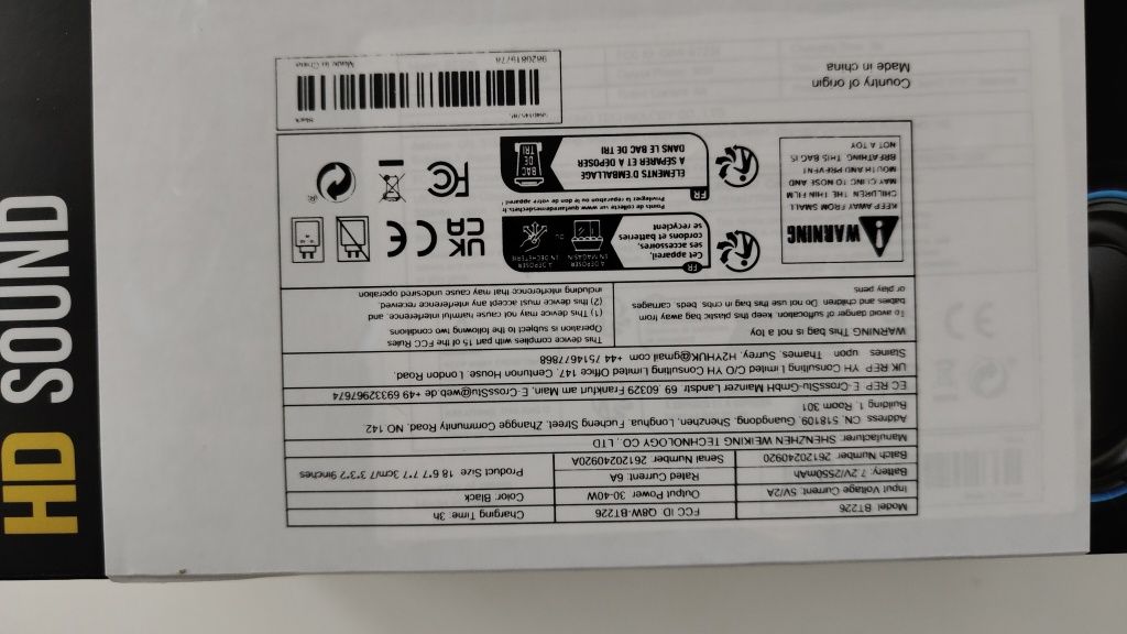 Sprzedam głośnik Bluetooth W-King 36W nowy