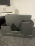 IKEA TJENA organizer na biurko czarny 25x18x17 cm