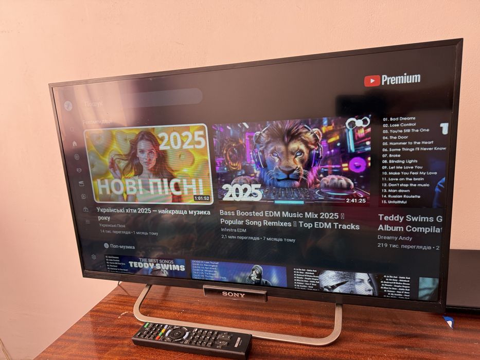 !!!Акція!!! телевізор Sony 32 Smart TV Підтримка Wi-Fi,