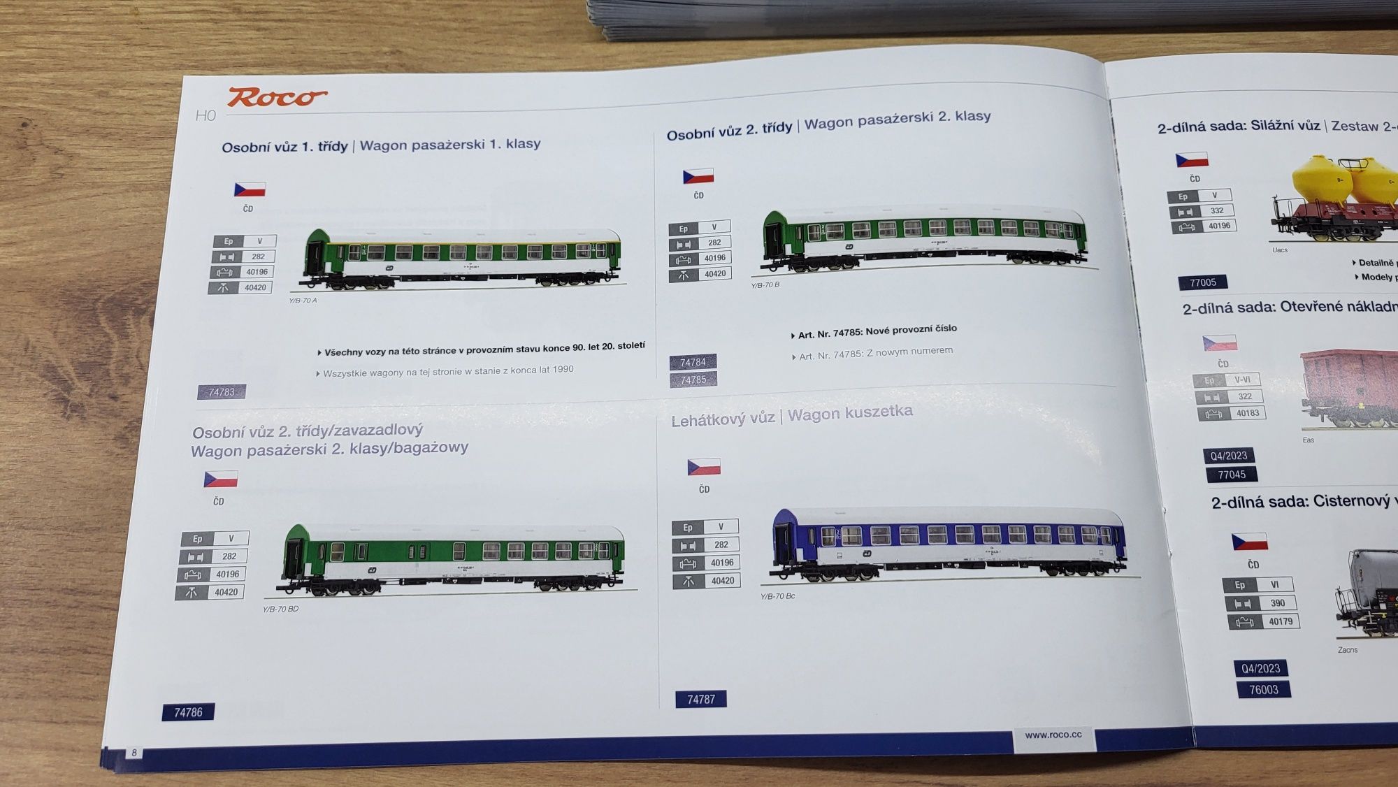 Roco katalog nowości 2023 rok H0 nowy OKAZJA