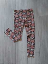 Legginsy 152, 11-12 lat brązowe F&F