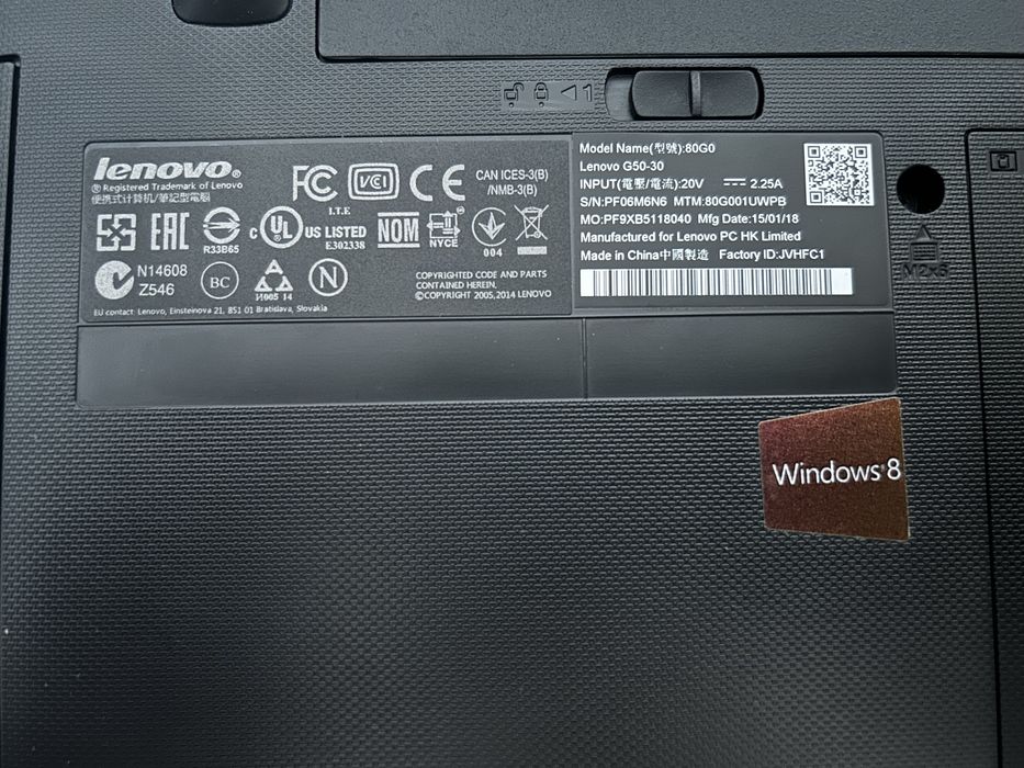 Laptop Lenovo g50-30