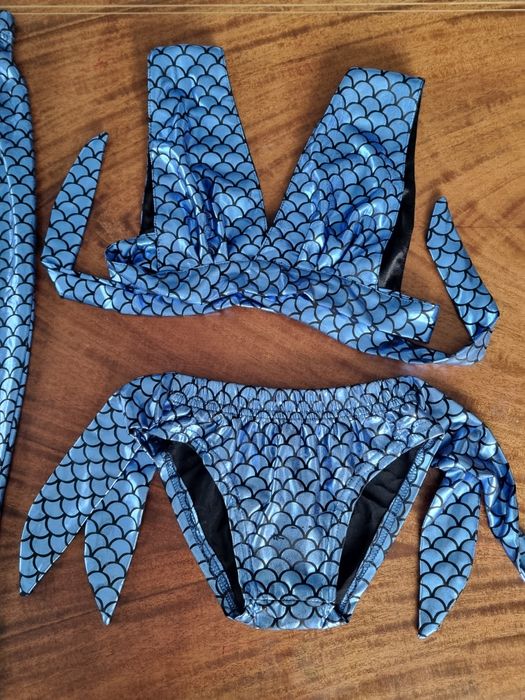 Strój kąpielowy syrenka, strój + ogon syrenki r. 120