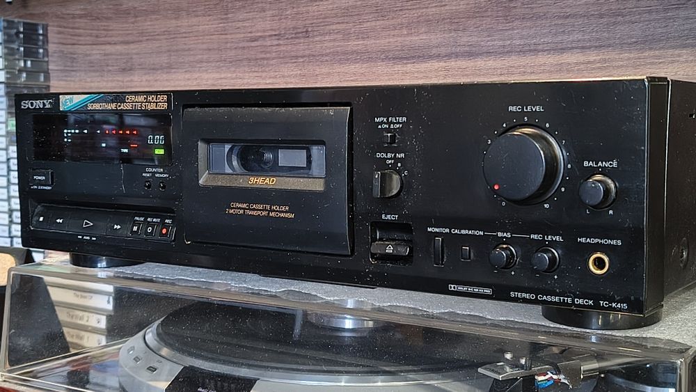 Касетна дека Sony  TC-K 415 (3 Head) Сквозний канал!