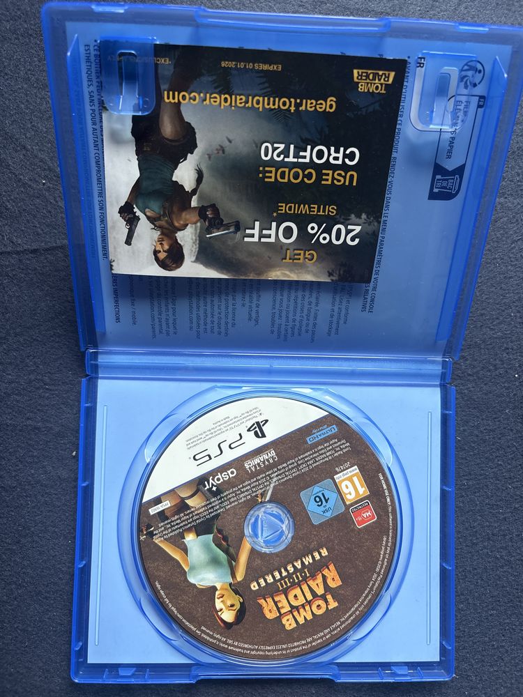 Tomb Raider 1 2 3 Remastered PS5