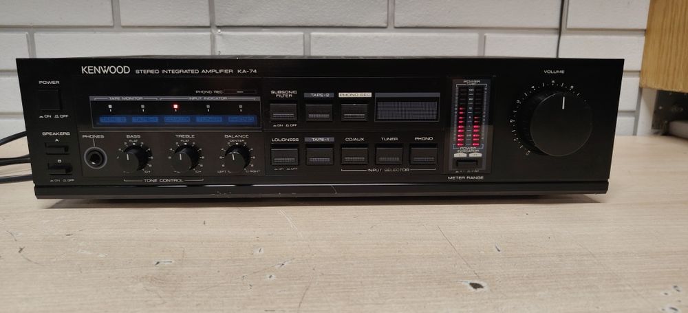 Wzmacniacz hi-fi stereo KENWOOD