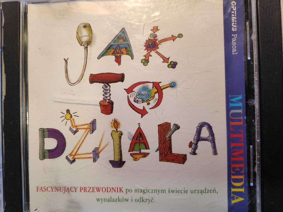 27 sztuk Zestaw Encyklopedia Optimus Pascal Jak to działa płyty CD PC