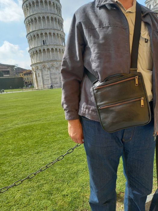 Сумка мужская чоловіча натуральная кожа шкіра на плечо