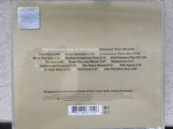 CD The Soundtrack of Our Lives Behind the Music Warner 2001