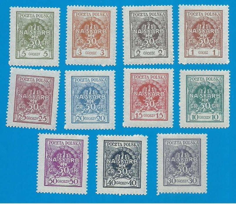 Fi. 194-204** Mikulski Na Skarb Narodowy 1925r