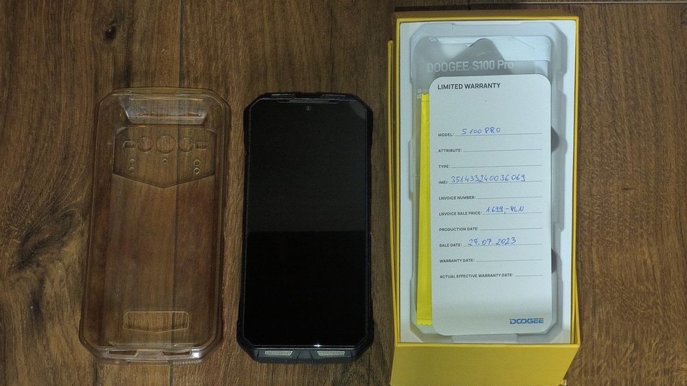 Doogee S100 Pro – pancerny smartfon, świetny stan, bateria jak nowa!