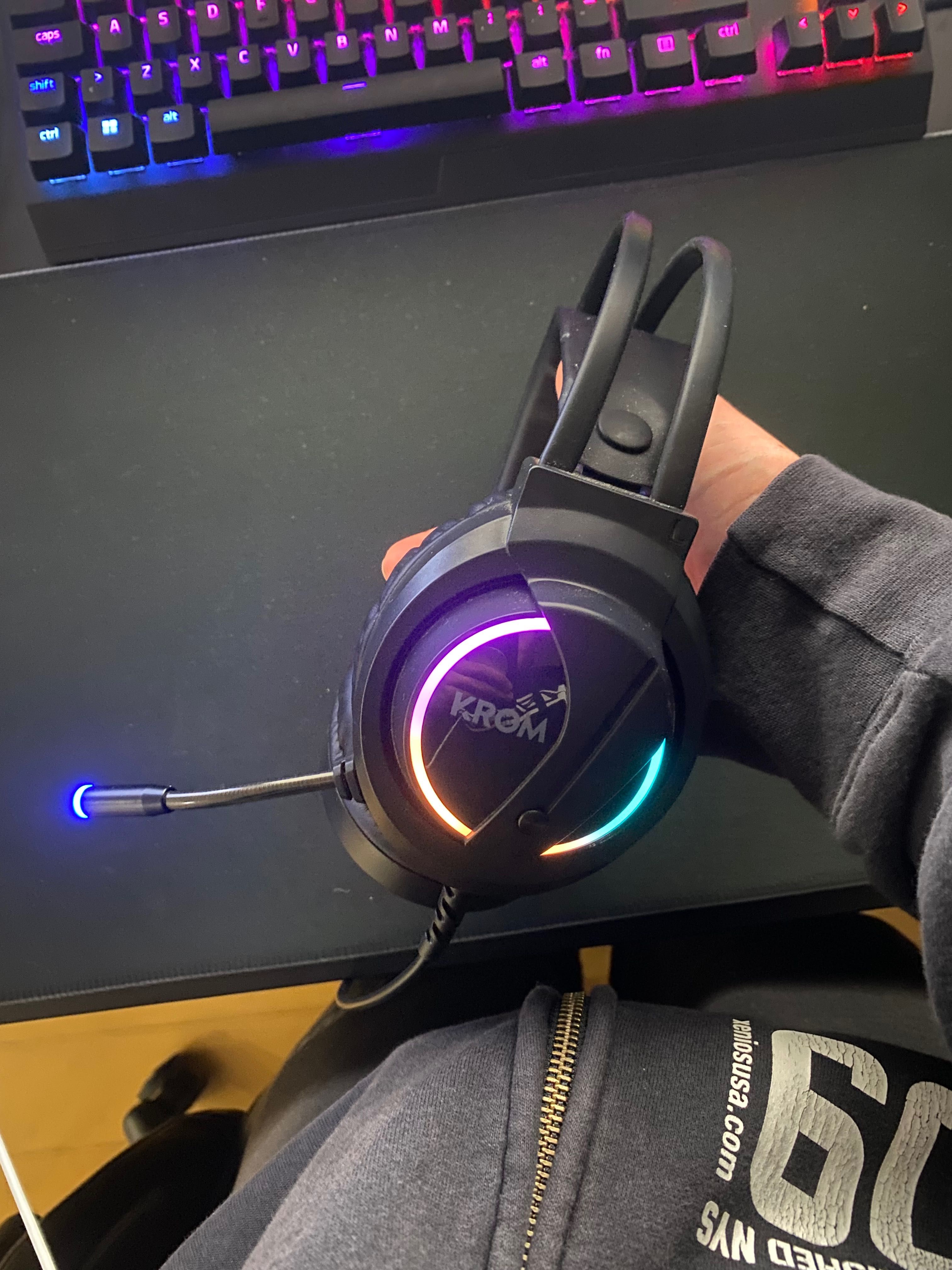 Auscultadores Nox Krom Kappa Gaming RGB