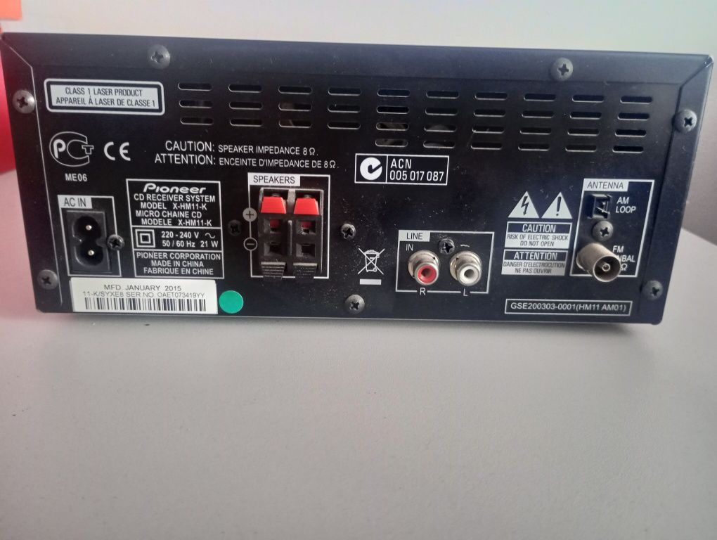 Mini wieża Pioneer XHM11-K