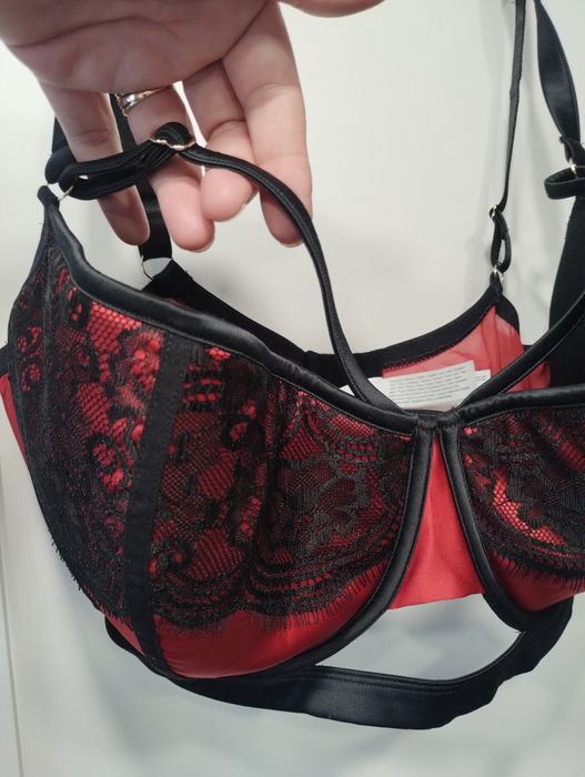 Biustonosz 85GG/ 38GG duży czerwony