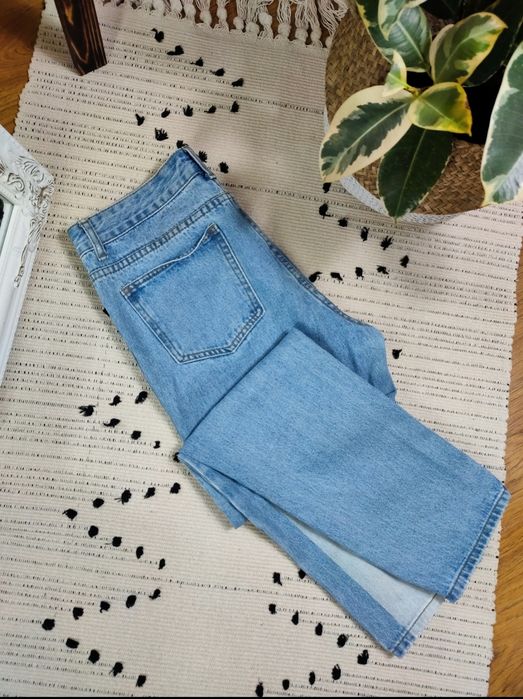 Джинсы мом из комбинированной джинсы