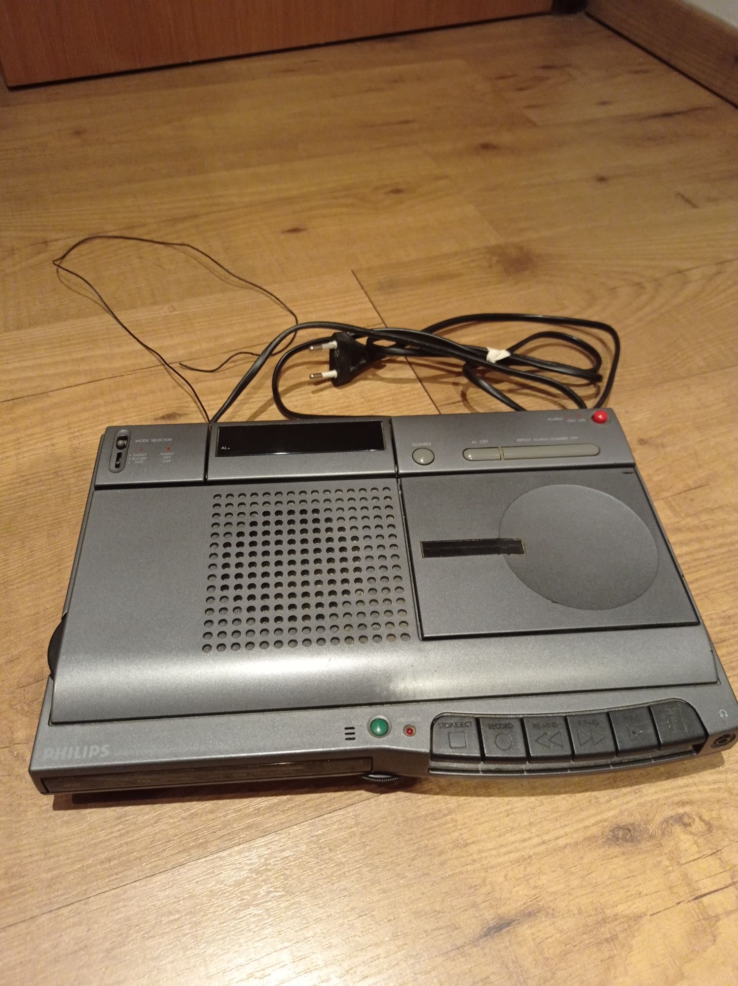 Philips AJ3800 rádio despertador e leitor cassetes