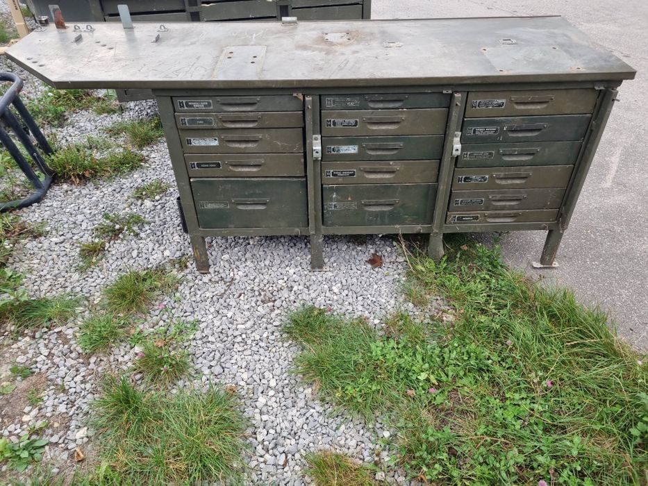 Stół warsztatowy solidny z wojska