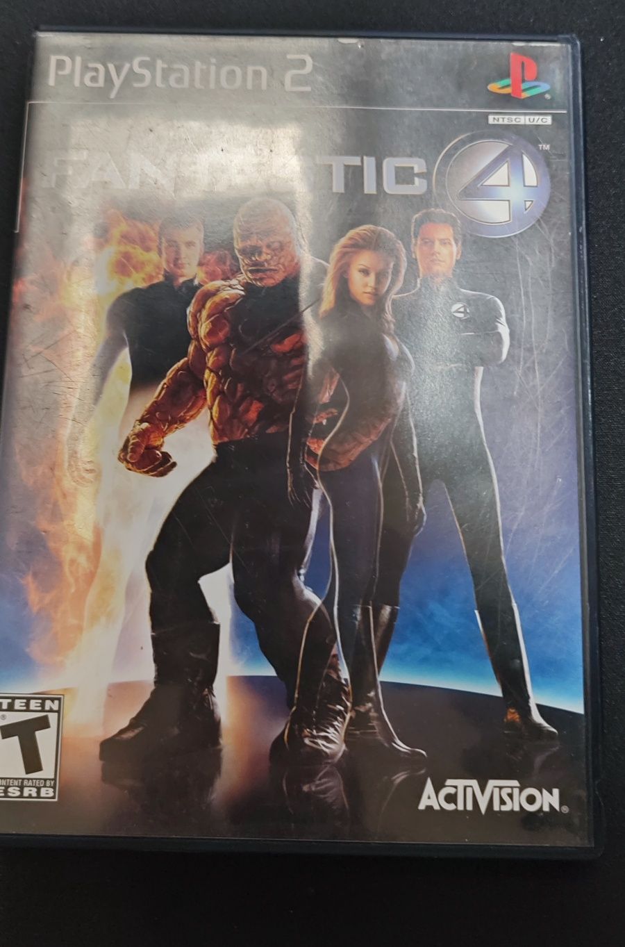 PS2 Fantastic 4 capa e manual (NTSC)