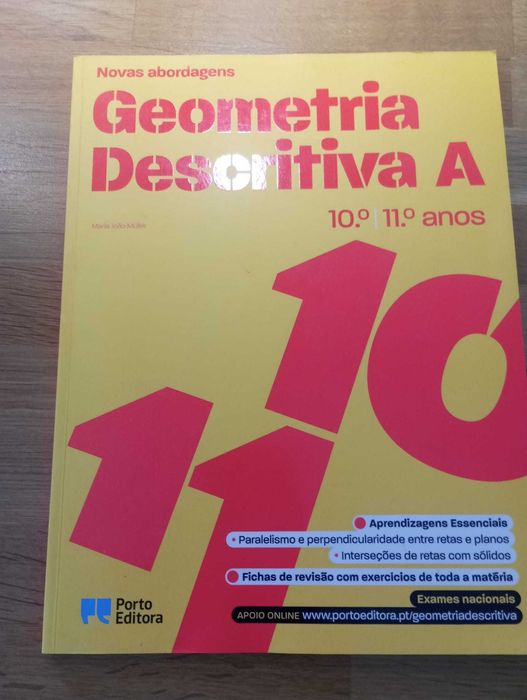 Livro Geometria Descritiva 10/11º ano, Exercícios e preparação exame