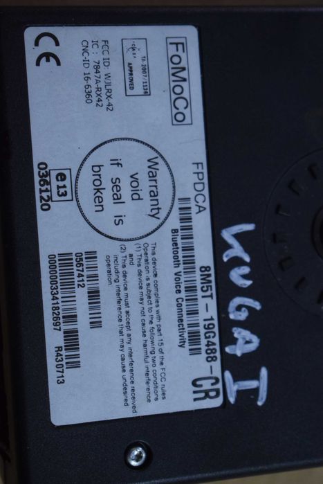 Moduł bluetooth usb Ford Kuga mk1 INNE CZĘŚCI