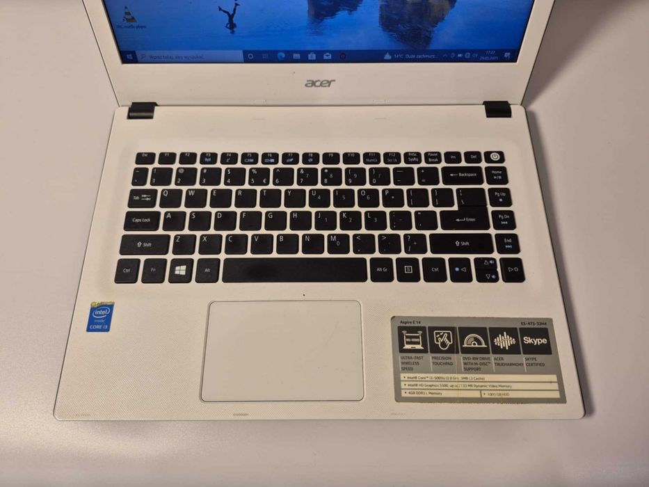 ACER Aspire IntelCore i3/8GbDDR/SSD128/NowaBateria