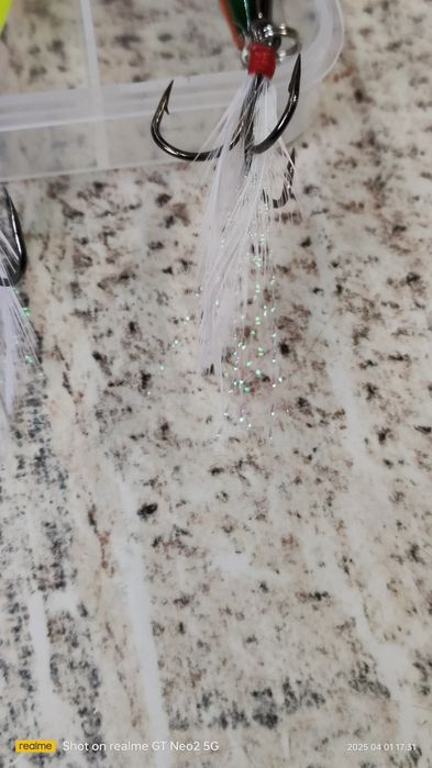 Воблеры 3D новые 2025 года,неоновый хвост.