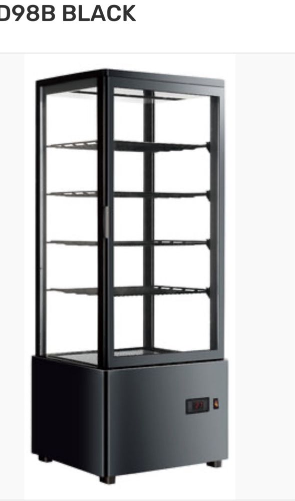 Вітрина холодильна 4 полки Hurakan UPD98B BLACK