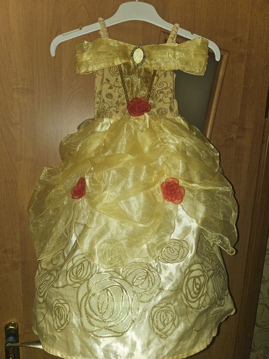 Платье Принцесса Белль на 4 года.
